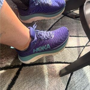 Hoka Women's Blue and Teal Sneakers